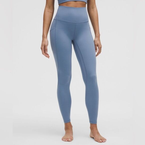 Lululemon Blue Leggings Sz 4 - Picture 1 of 8